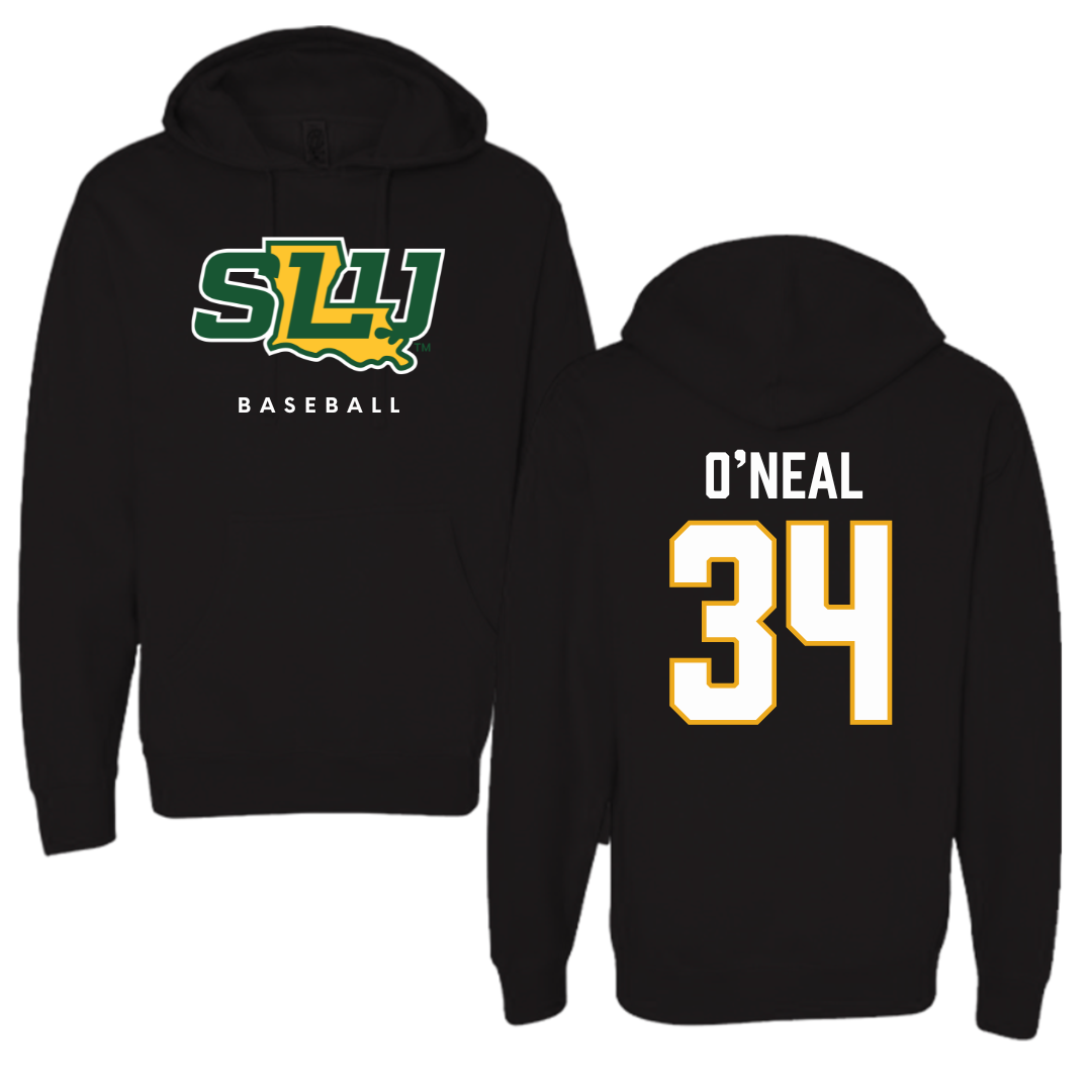 Southeastern Louisiana University Baseball Black Hoodie  - #34 Conner O’Neal