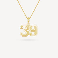Gold Presidents Pendant and Chain - #39 Georgiana Pool