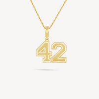 Gold Presidents Pendant and Chain - #42 Rocco Underwood