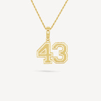 Gold Presidents Pendant and Chain - #43 Max Martzolf
