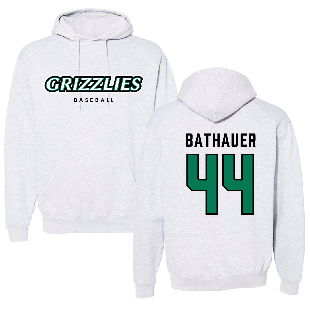 Adams State University Baseball Gray Hoodie  - #44 Mike Bathauer