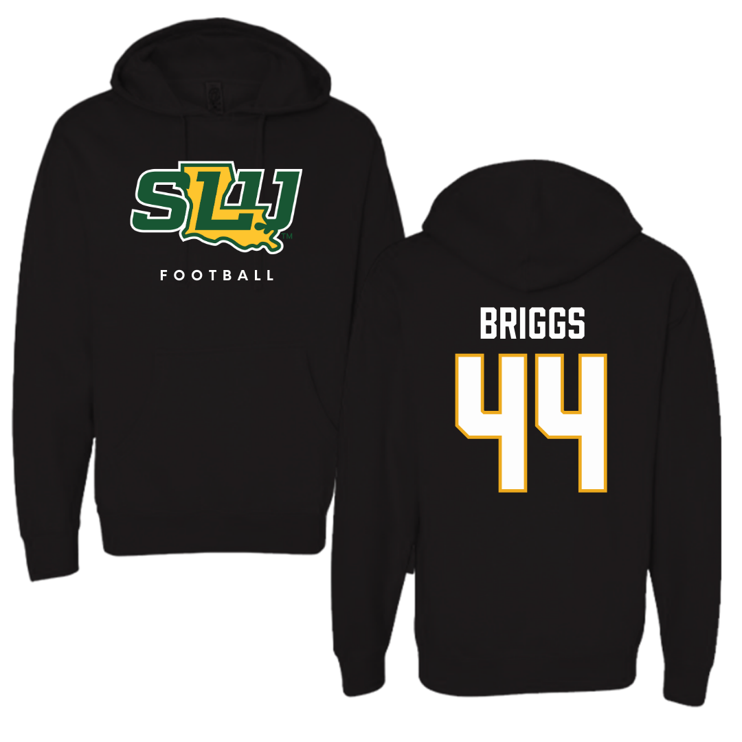 Southeastern Louisiana University Football Black Hoodie  - #44 Connor Briggs