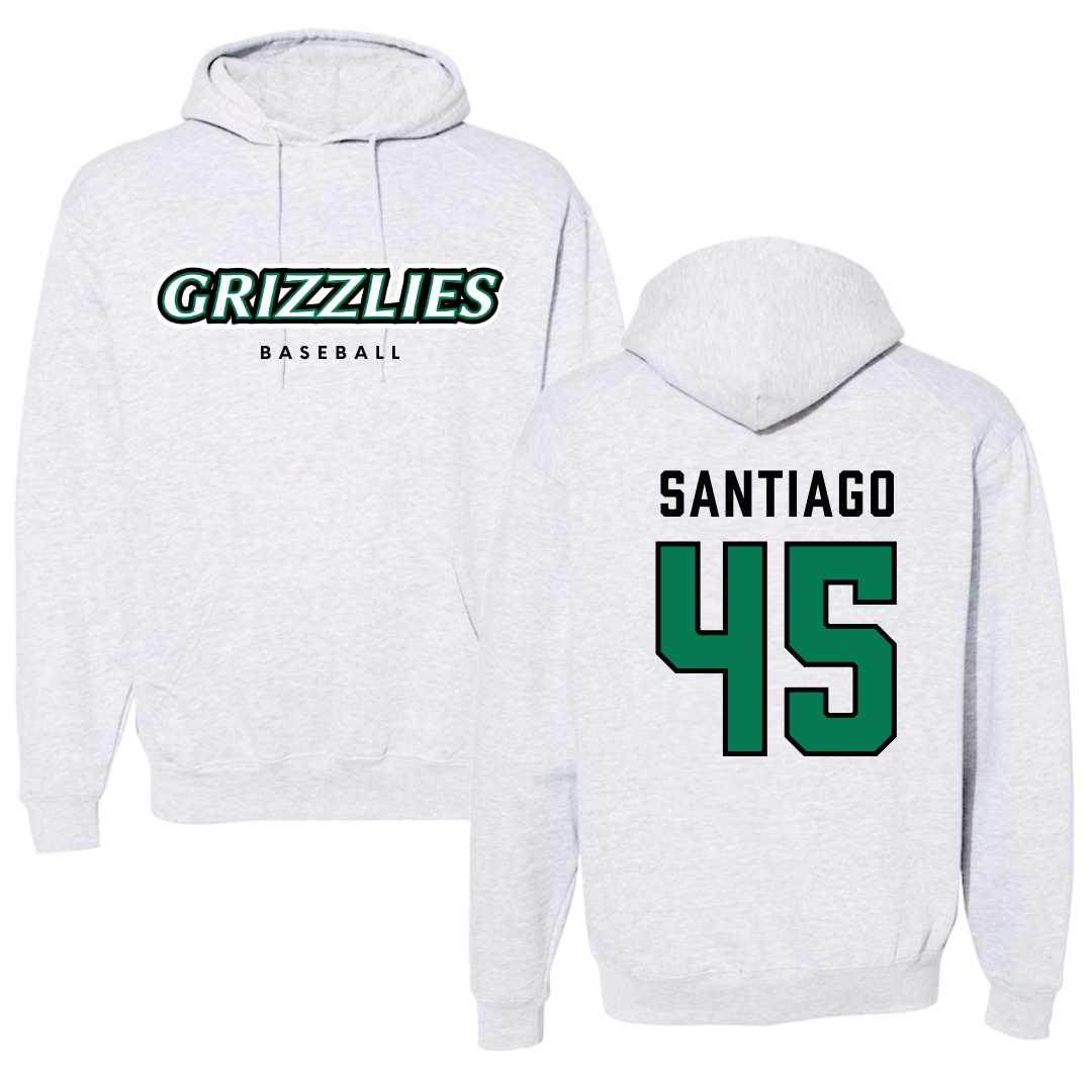 Adams State University Baseball Gray Hoodie  - #45 Ricardo Santiago