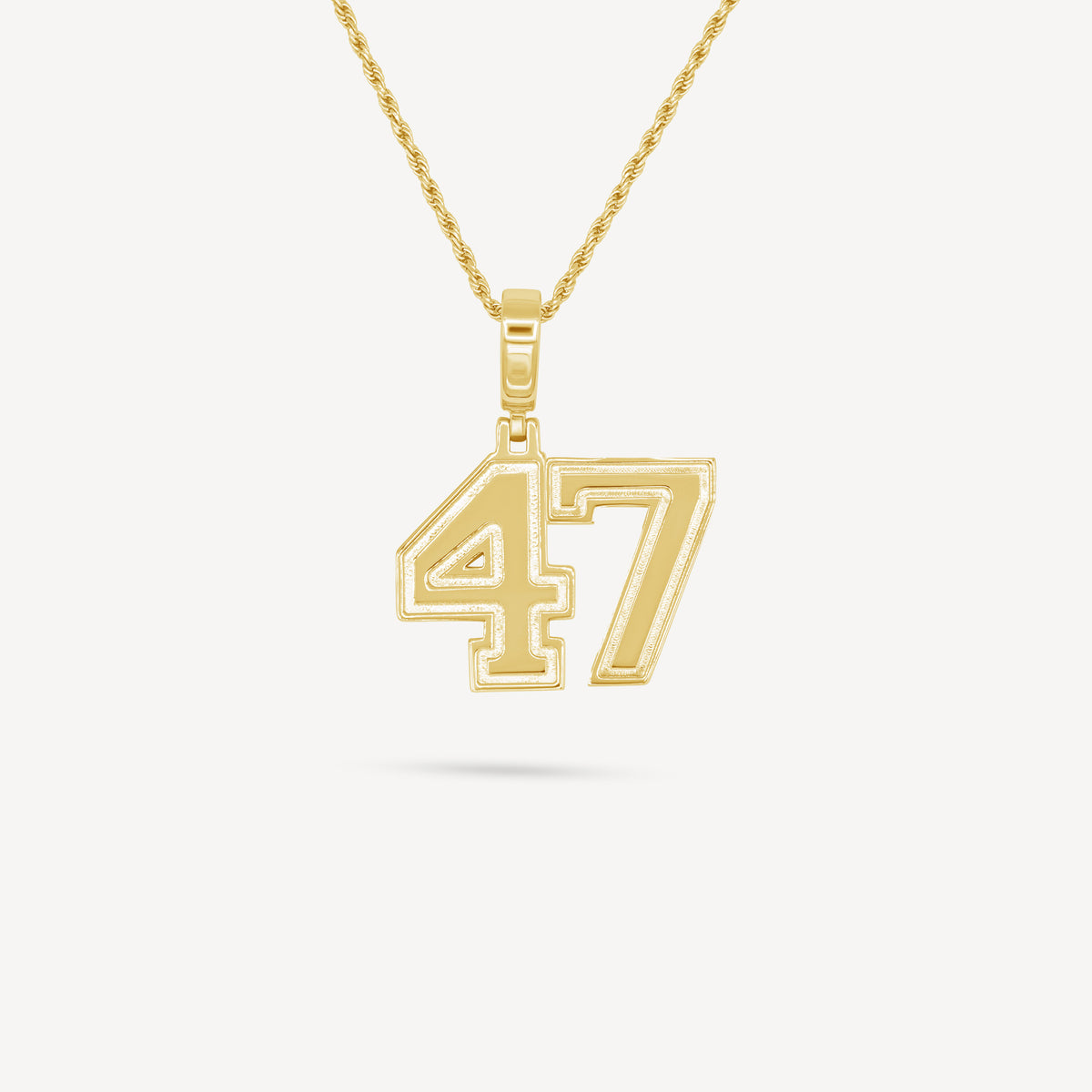 Gold Presidents Pendant and Chain - #47 Miles Marshall