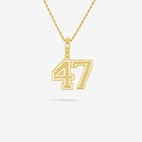 Gold Presidents Pendant and Chain - #47 Mark Haering