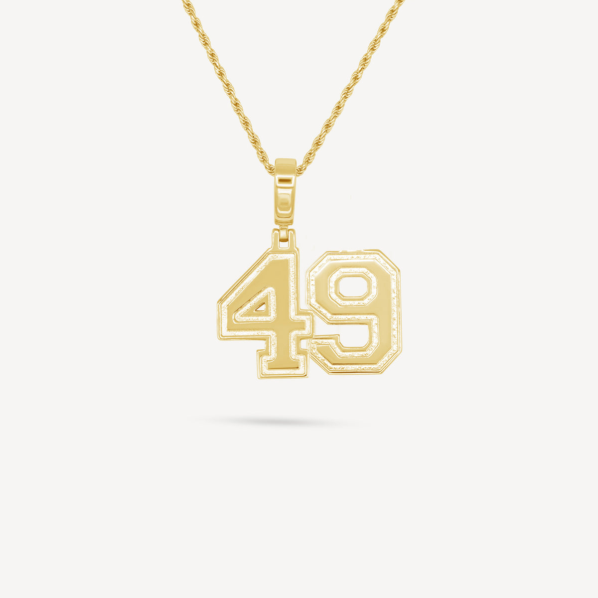 Gold Presidents Pendant and Chain - #49 Randy Marion III