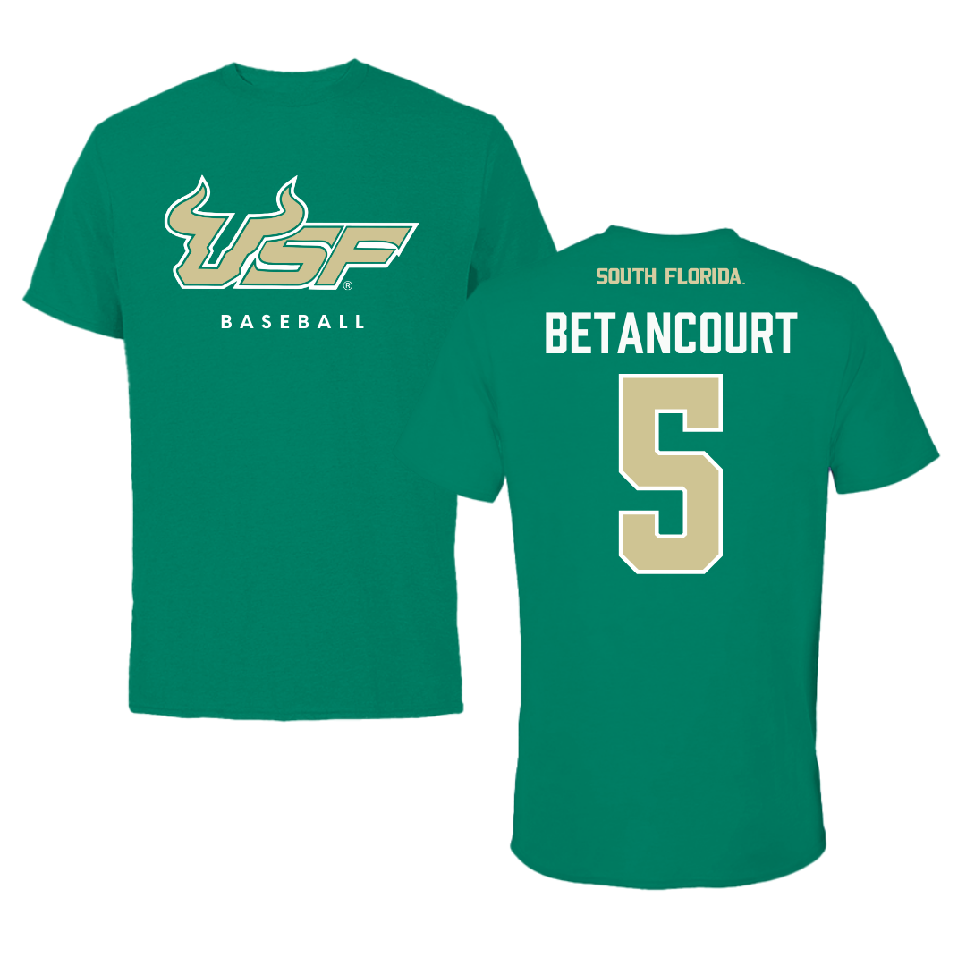 University of South Florida Baseball Green Tee  - #5 Rafael Betancourt