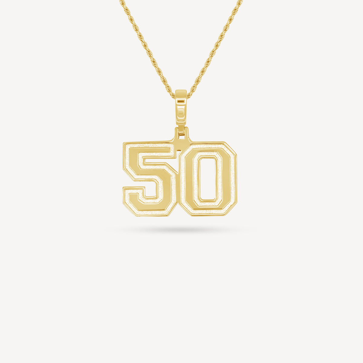 Gold Presidents Pendant and Chain - #50 Justice Brusatto