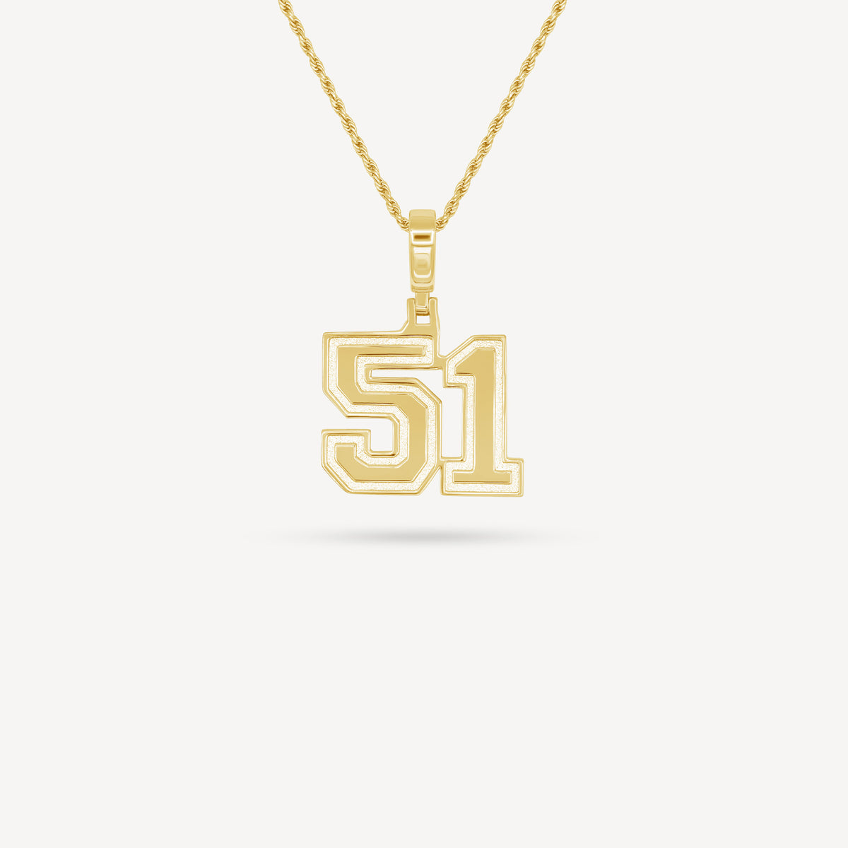Gold Presidents Pendant and Chain - #51 Nate Sternig