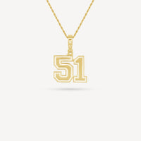 Gold Presidents Pendant and Chain - #51 Dane Gray