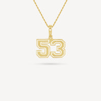 Gold Presidents Pendant and Chain - #53 Austin Morgan
