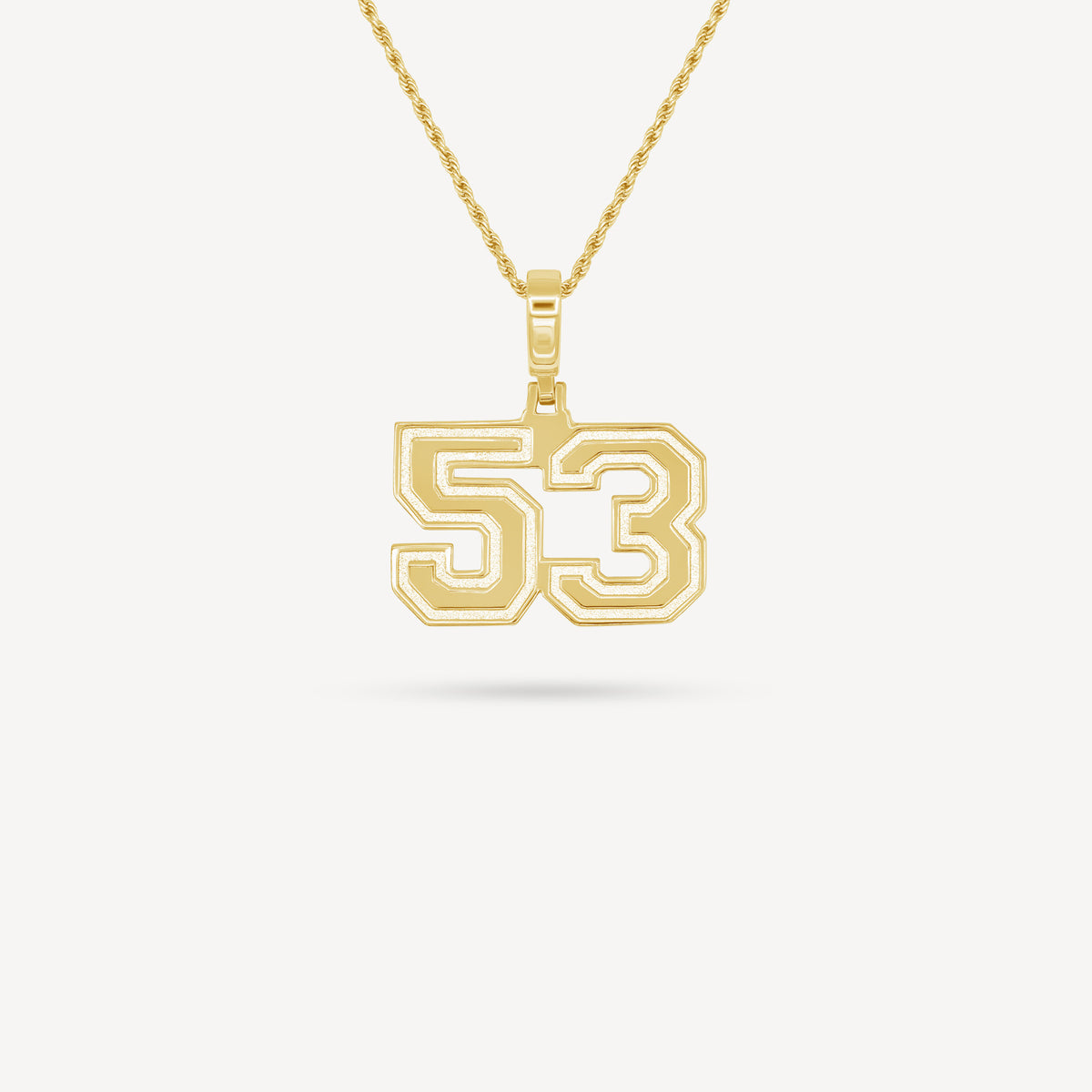 Gold Presidents Pendant and Chain - #53 Daniel Michel