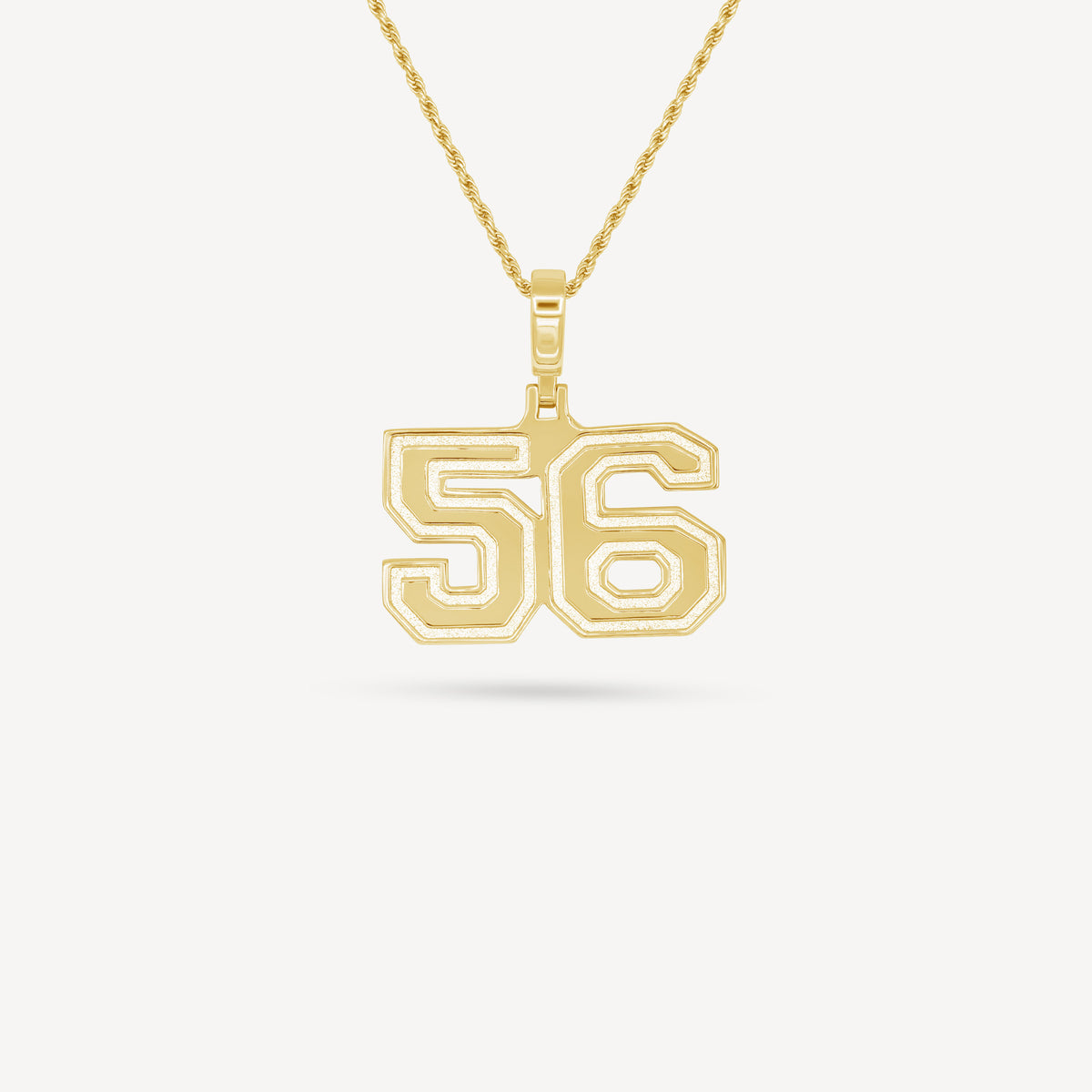 Gold Presidents Pendant and Chain - #56 Troy Nickel