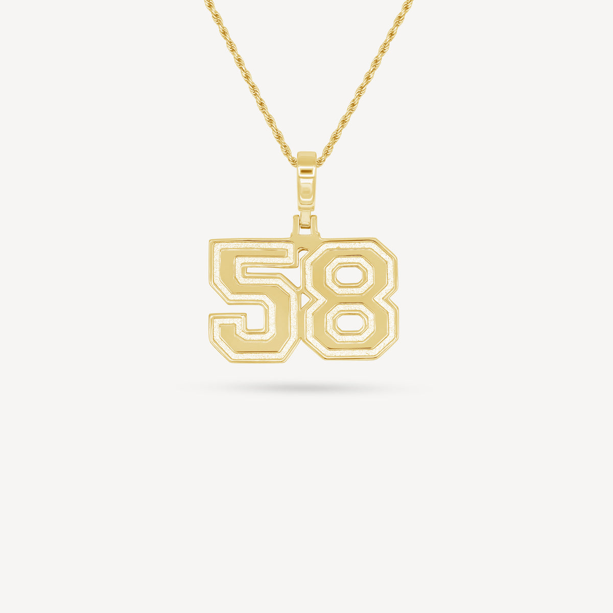 Gold Presidents Pendant and Chain - #58 Jamal Mull