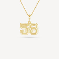 Gold Presidents Pendant and Chain - #58 Jamal Mull
