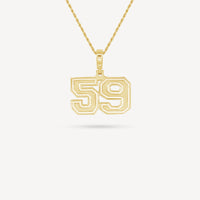 Gold Presidents Pendant and Chain - #59 Hayden Clem