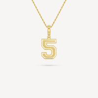 Gold Presidents Pendant and Chain - #5 Ella Labrum