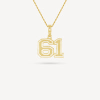 Gold Presidents Pendant and Chain - #61 Hudson Jones