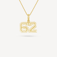 Gold Presidents Pendant and Chain - #62 Derick Tossah