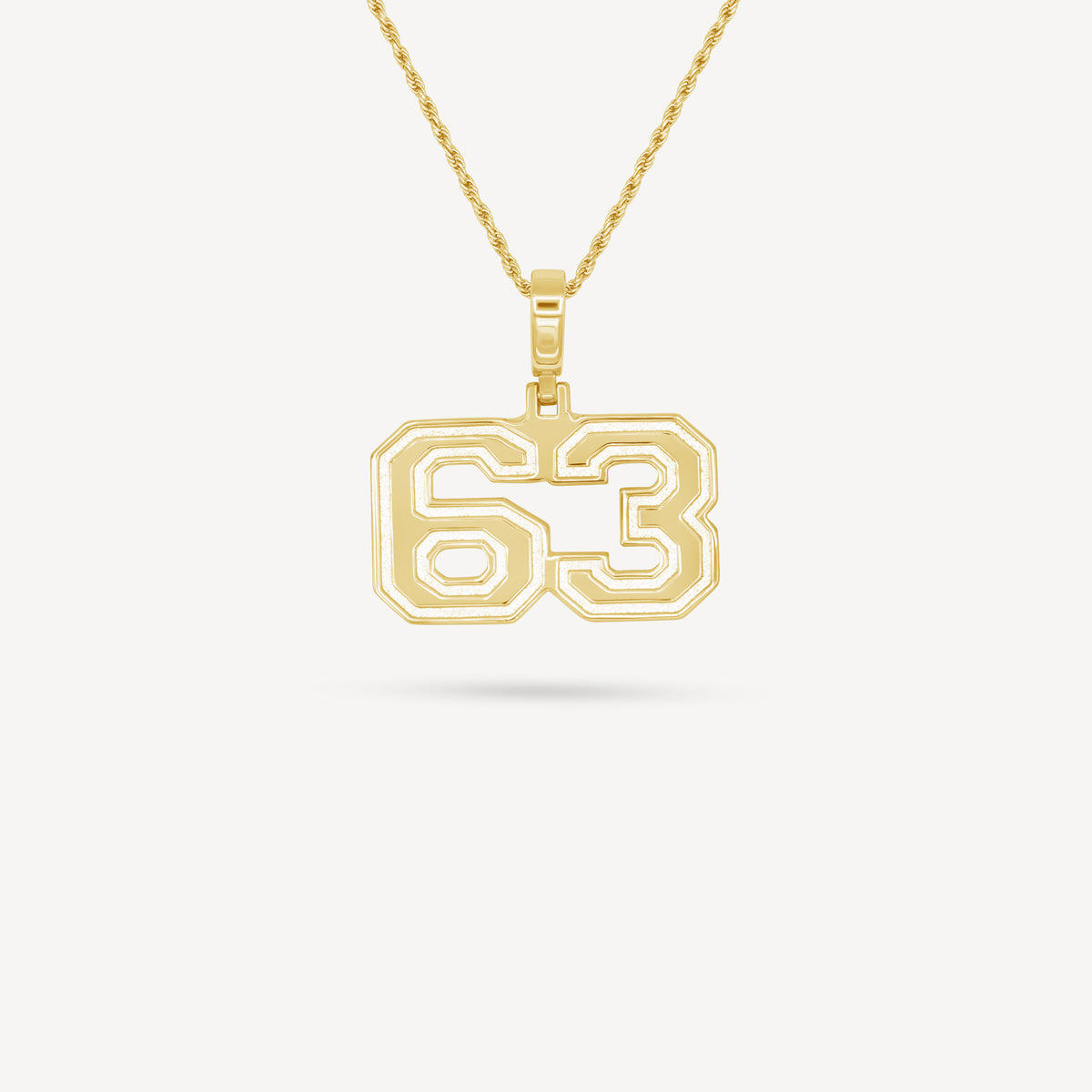 Gold Presidents Pendant and Chain - #63 Dezmond Schuster
