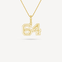 Gold Presidents Pendant and Chain - #64 Aiden Ellis