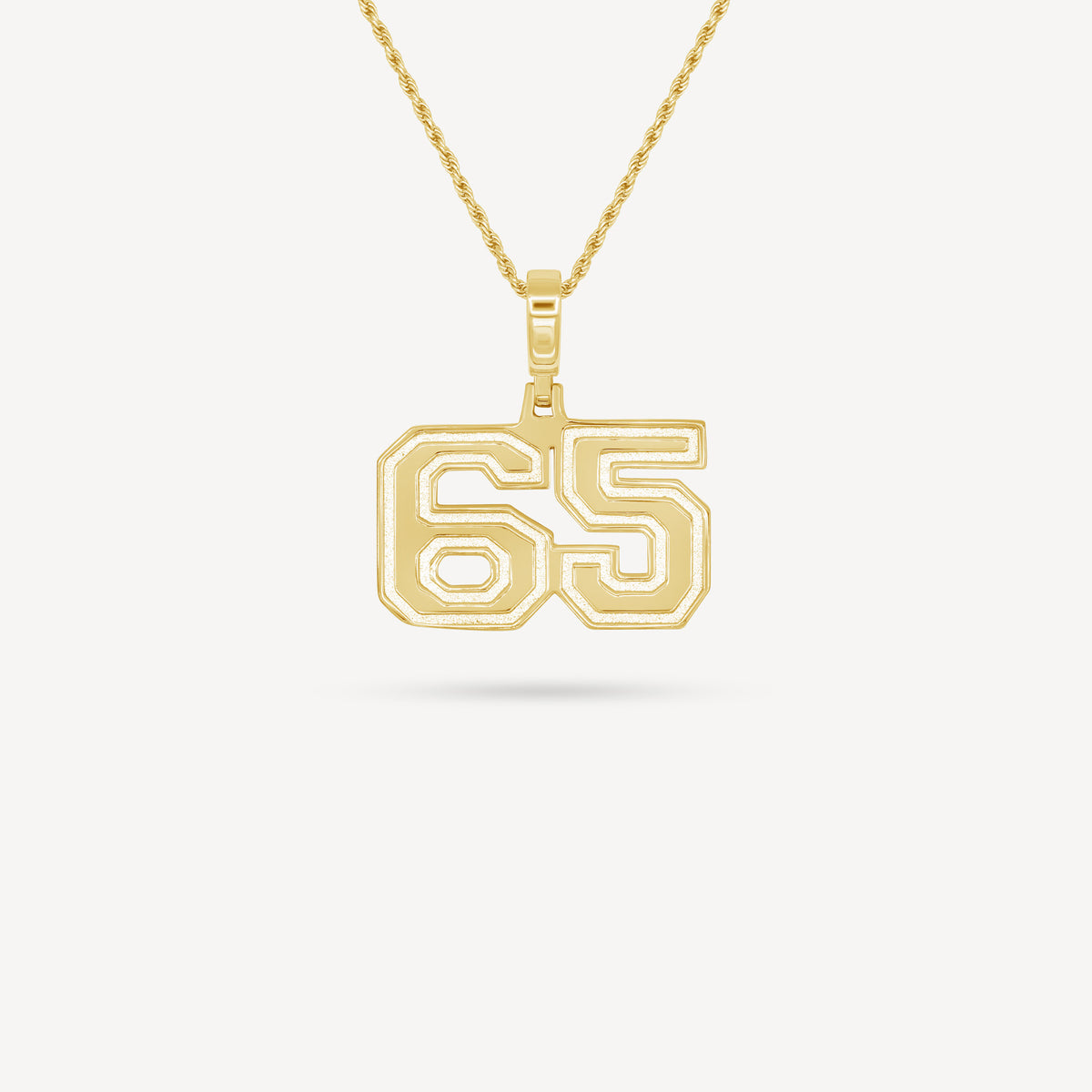 Gold Presidents Pendant and Chain - #65 Corey Deas Jr