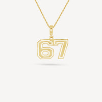 Gold Presidents Pendant and Chain - #67 Luke Beltavski
