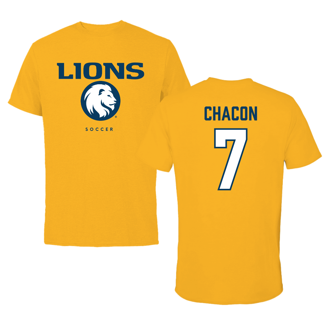 East Texas A&M University Soccer Gold Tee - #7 Nia Chacon