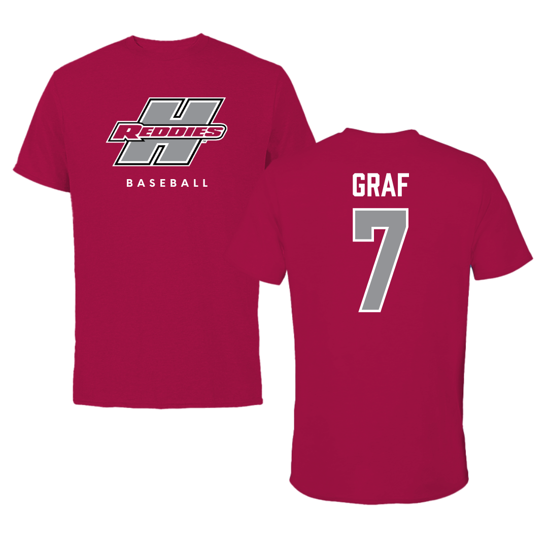 Henderson State University Baseball Cardinal Tee  - #7 Ty Graf