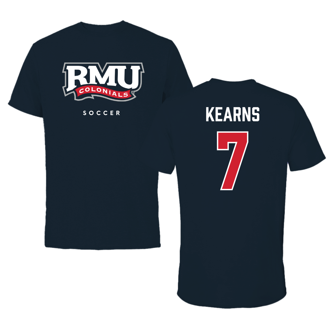 Robert Morris University Soccer Navy Tee  - #7 Malia Kearns