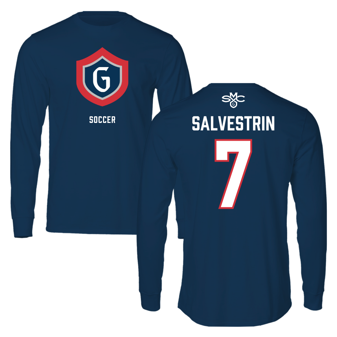 Saint Mary's College of California Soccer Navy Long Sleeve  - #7 Tessa Salvestrin