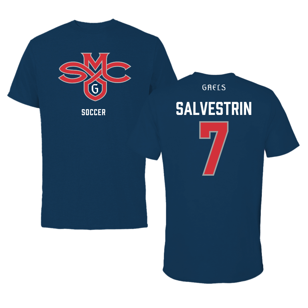 Saint Mary's College of California Soccer Navy Tee  - #7 Tessa Salvestrin