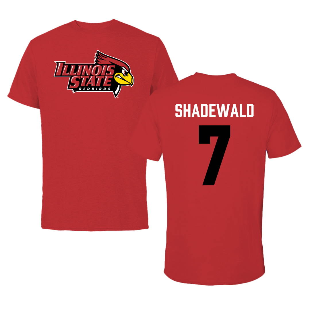Illinois State University Volleyball Red Redbird Tee  - #7 Aida Shadewald