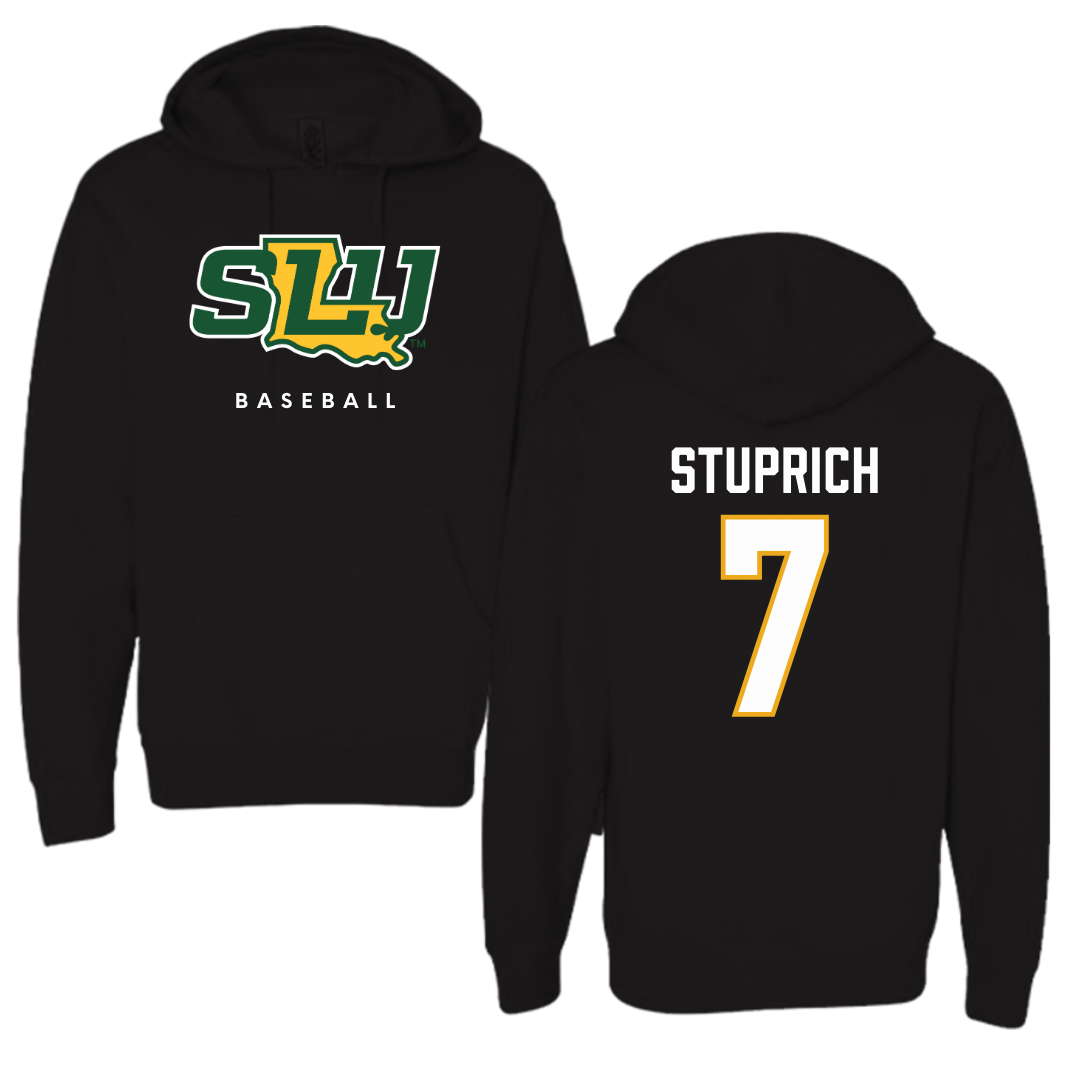 Southeastern Louisiana University Baseball Black Hoodie  - #7 Brennan Stuprich