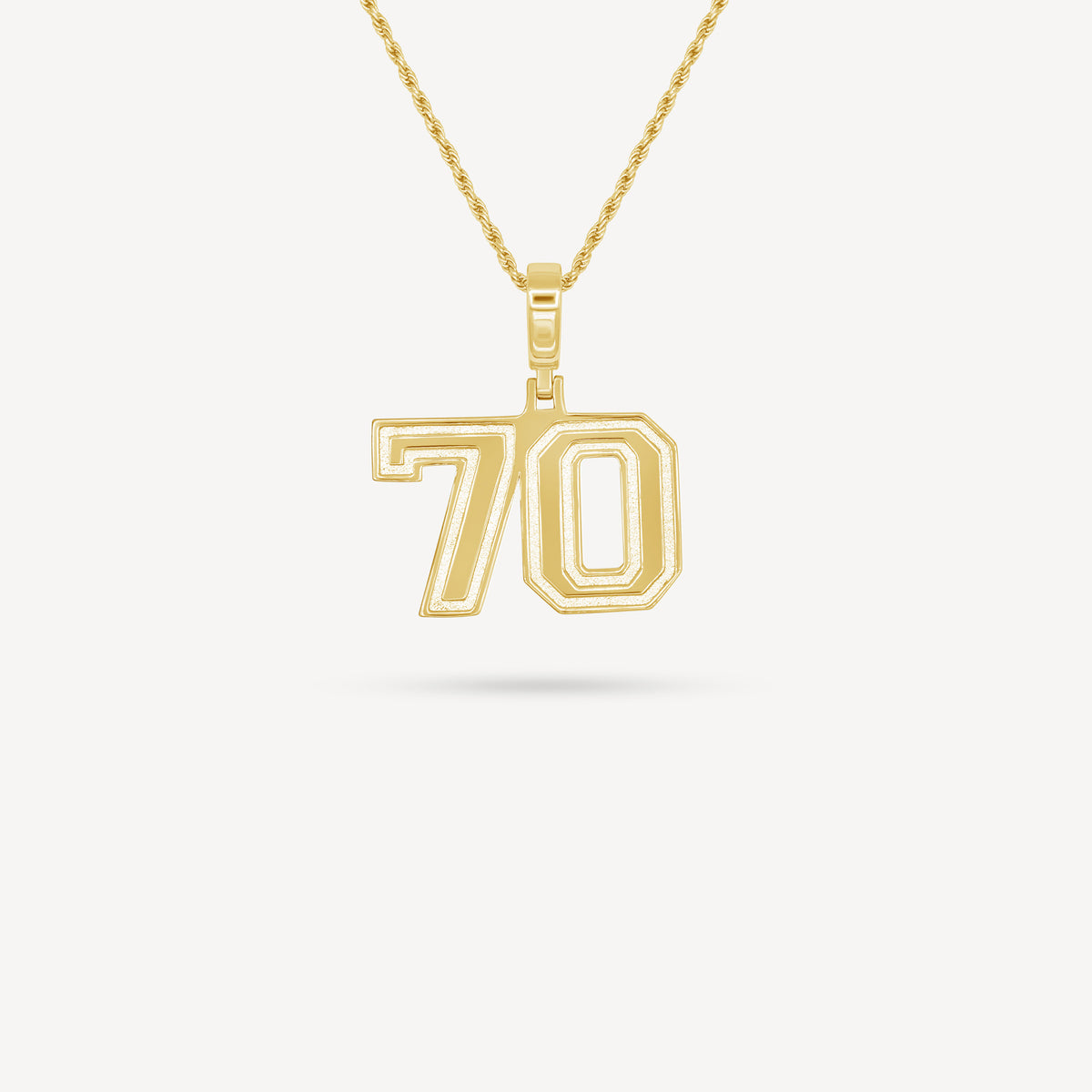 Gold Presidents Pendant and Chain - #70 Jacob Johnson