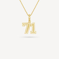 Gold Presidents Pendant and Chain - #71 Logan Parr