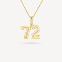 Gold Presidents Pendant and Chain - #72 Joshua Tatum