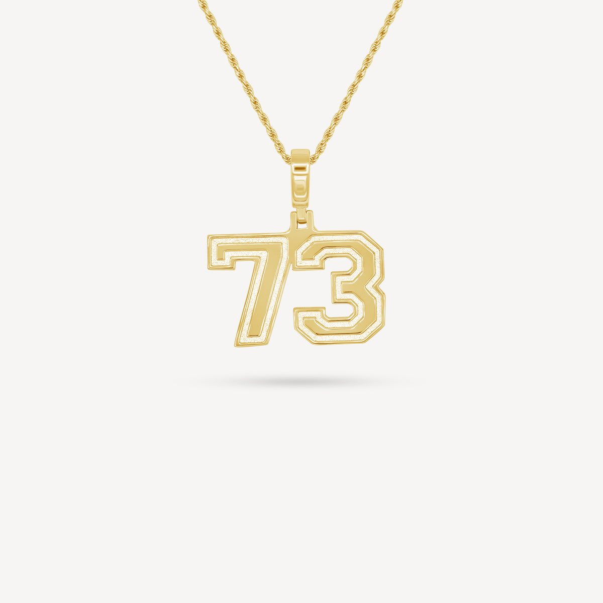 Gold Presidents Pendant and Chain - #73 Nate Nash