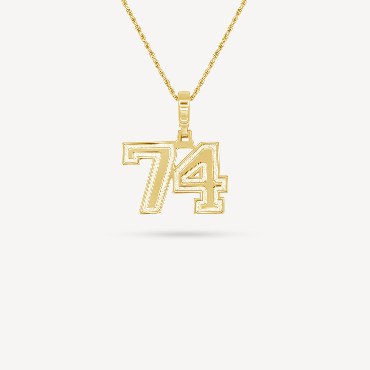 Gold Presidents Pendant and Chain - #74 Jake Ziemniarski