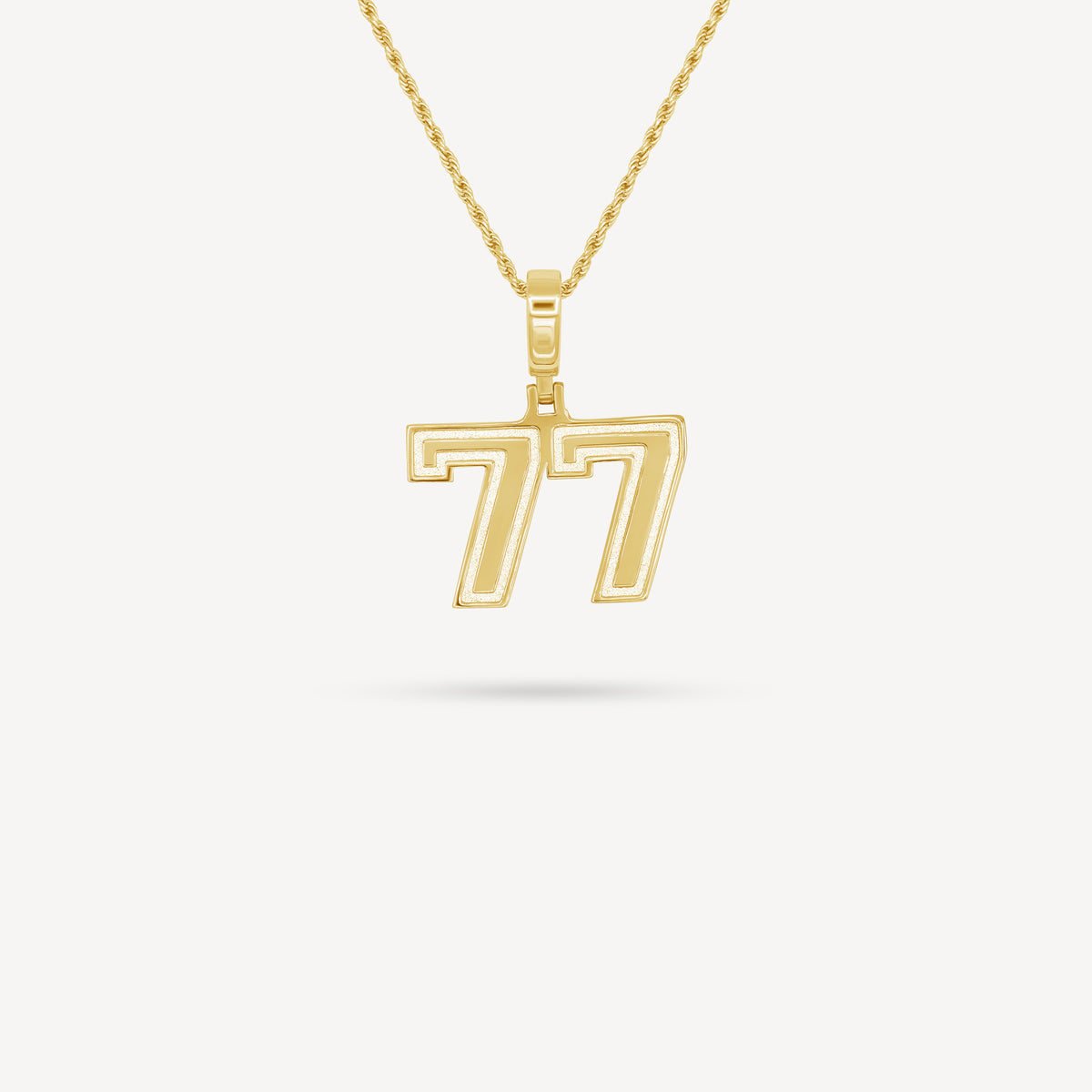 Gold Presidents Pendant and Chain - #77 Zane Mullins