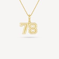 Gold Presidents Pendant and Chain - #78 Cameron Jones