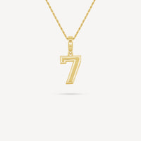 Gold Presidents Pendant and Chain - #7 Jada Pantaleo