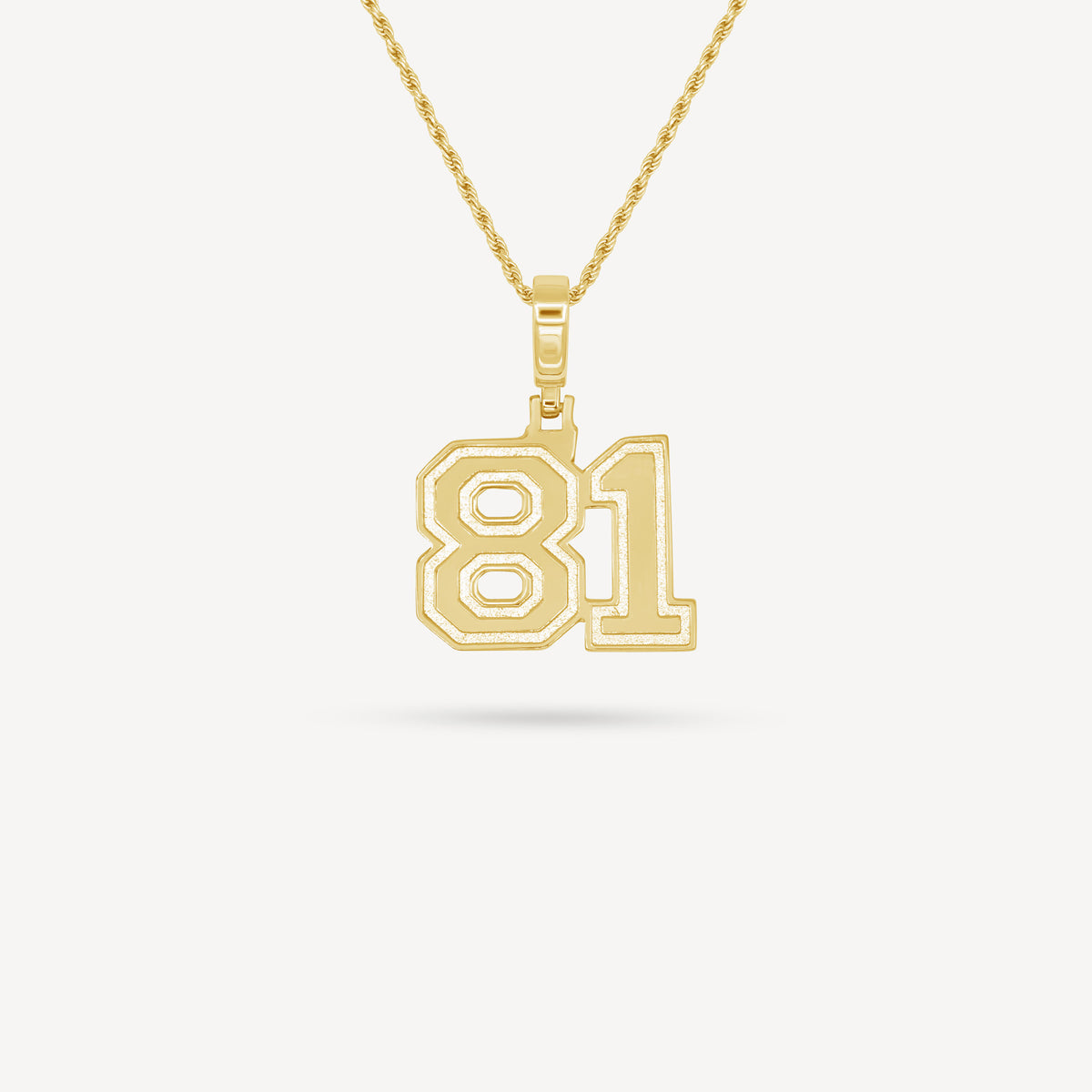 Gold Presidents Pendant and Chain - #81 Luby Maurice Jr