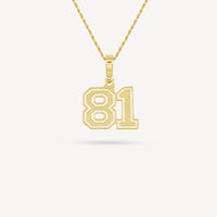Gold Presidents Pendant and Chain - #81 Riley Rudolfo