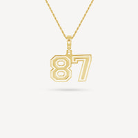 Gold Presidents Pendant and Chain - #87 Gabriel Walls