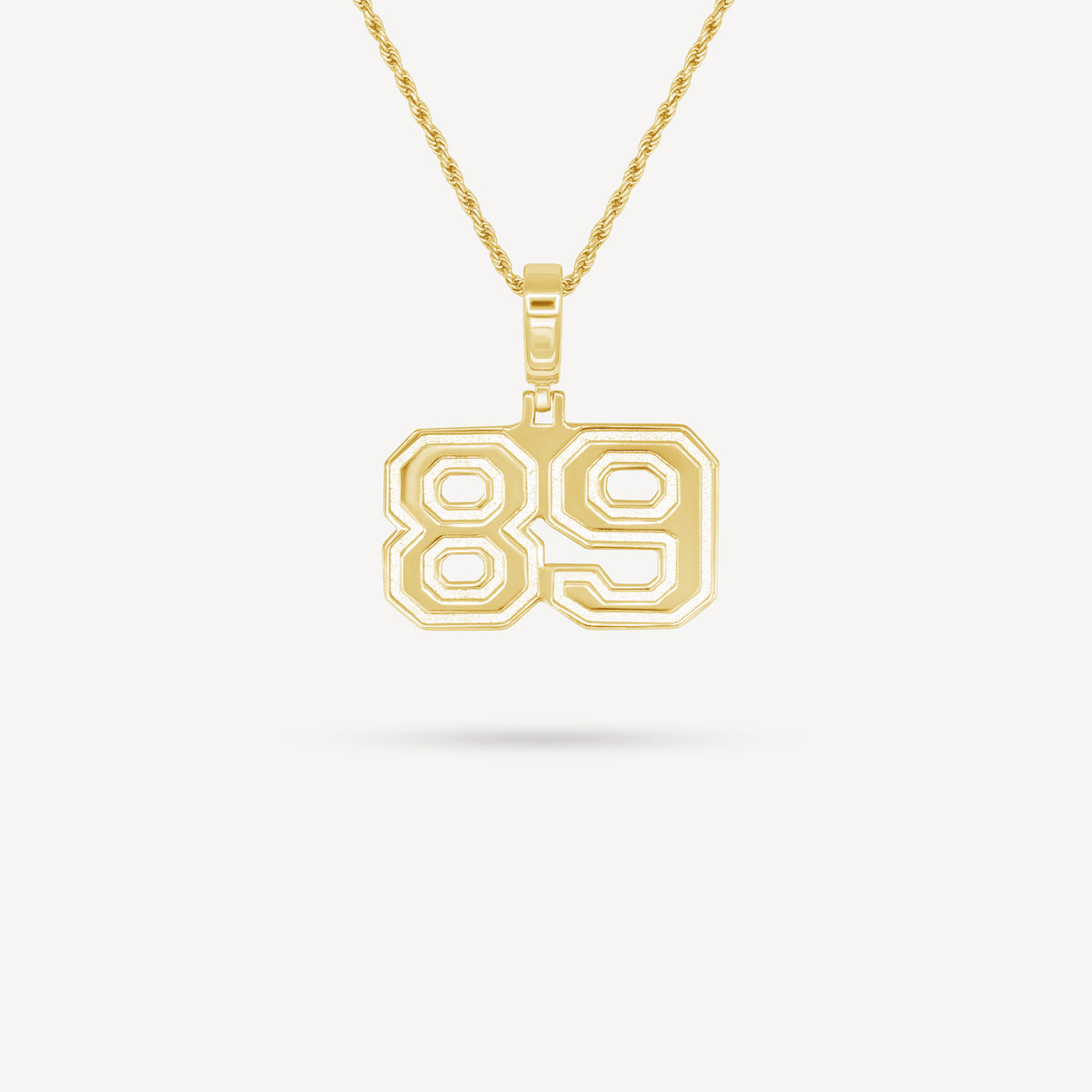 Gold Presidents Pendant and Chain - #89 Jaylan West