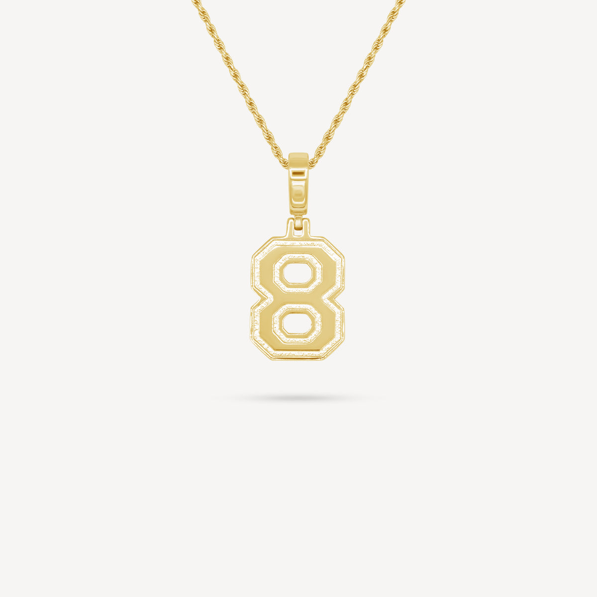 Gold Presidents Pendant and Chain - #8 Jaylon Calhoun