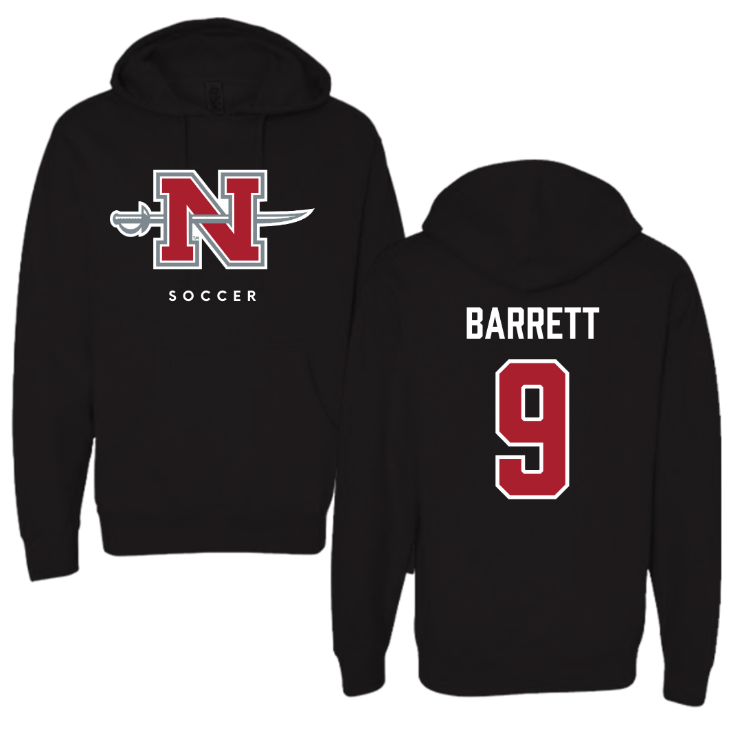 Nicholls State University Soccer Black Hoodie  - #9 Koryn Barrett