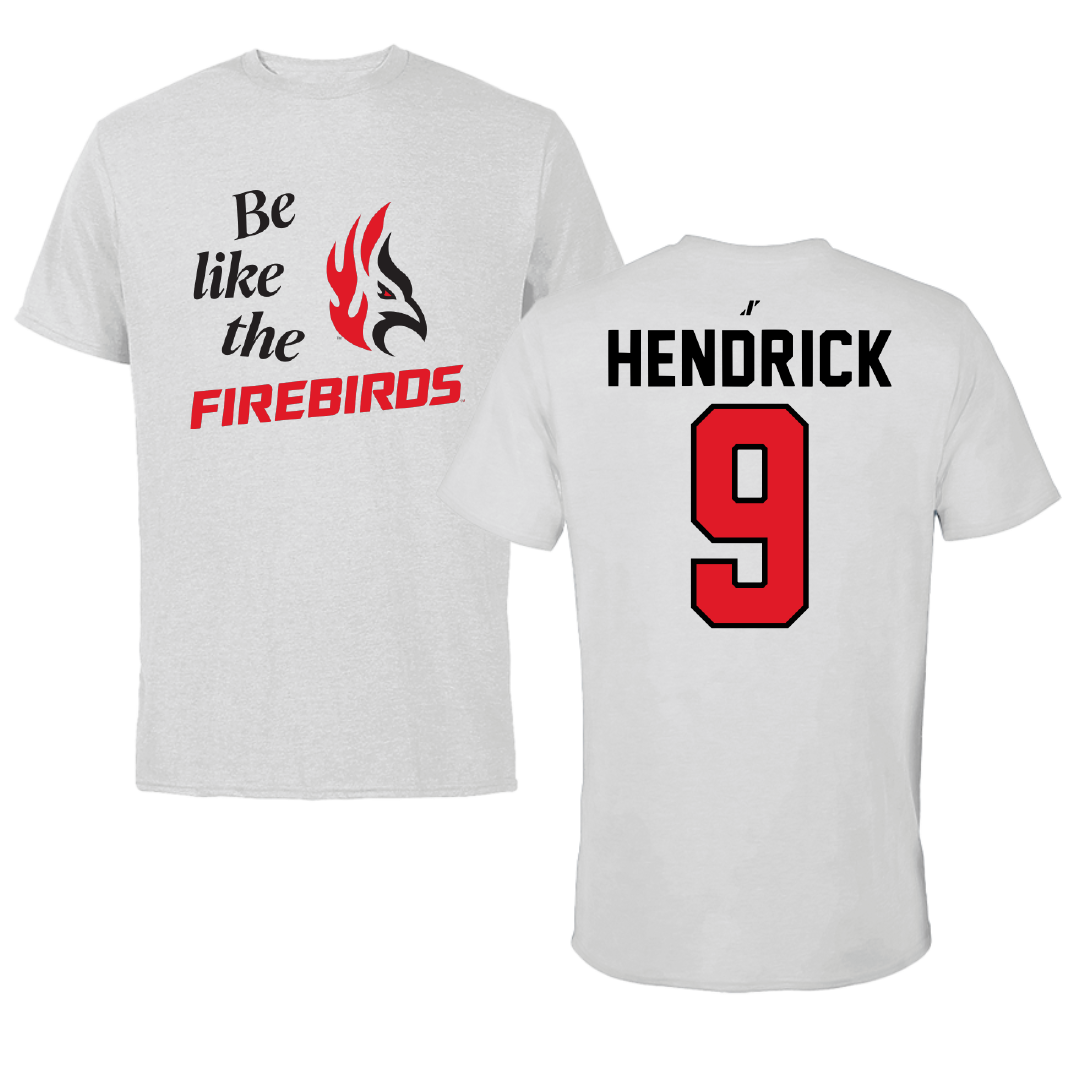 Carthage College Softball Light Gray Be Like Us Performance Tee - #9 Gwen Hendrick