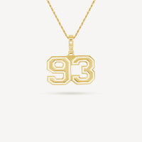 Gold Presidents Pendant and Chain - #93 Ethan Williamson